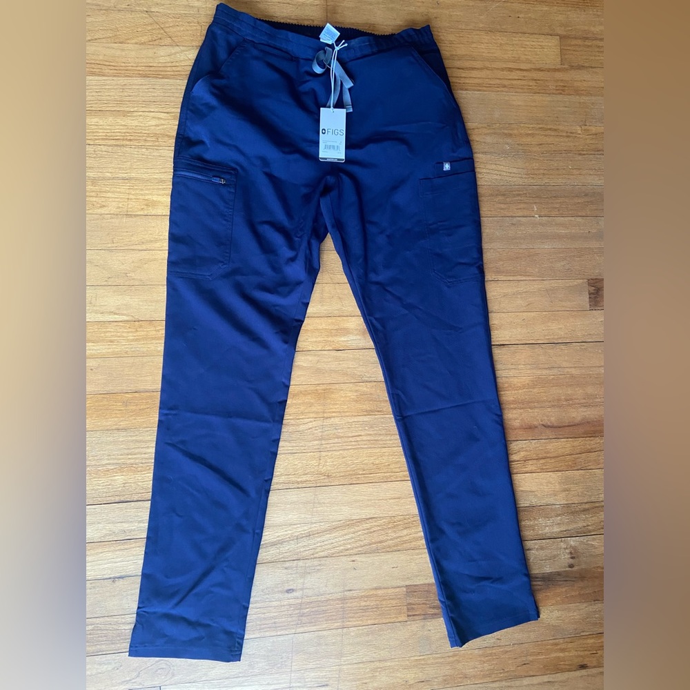 Figs Navy Blue Yola Skinny Pant